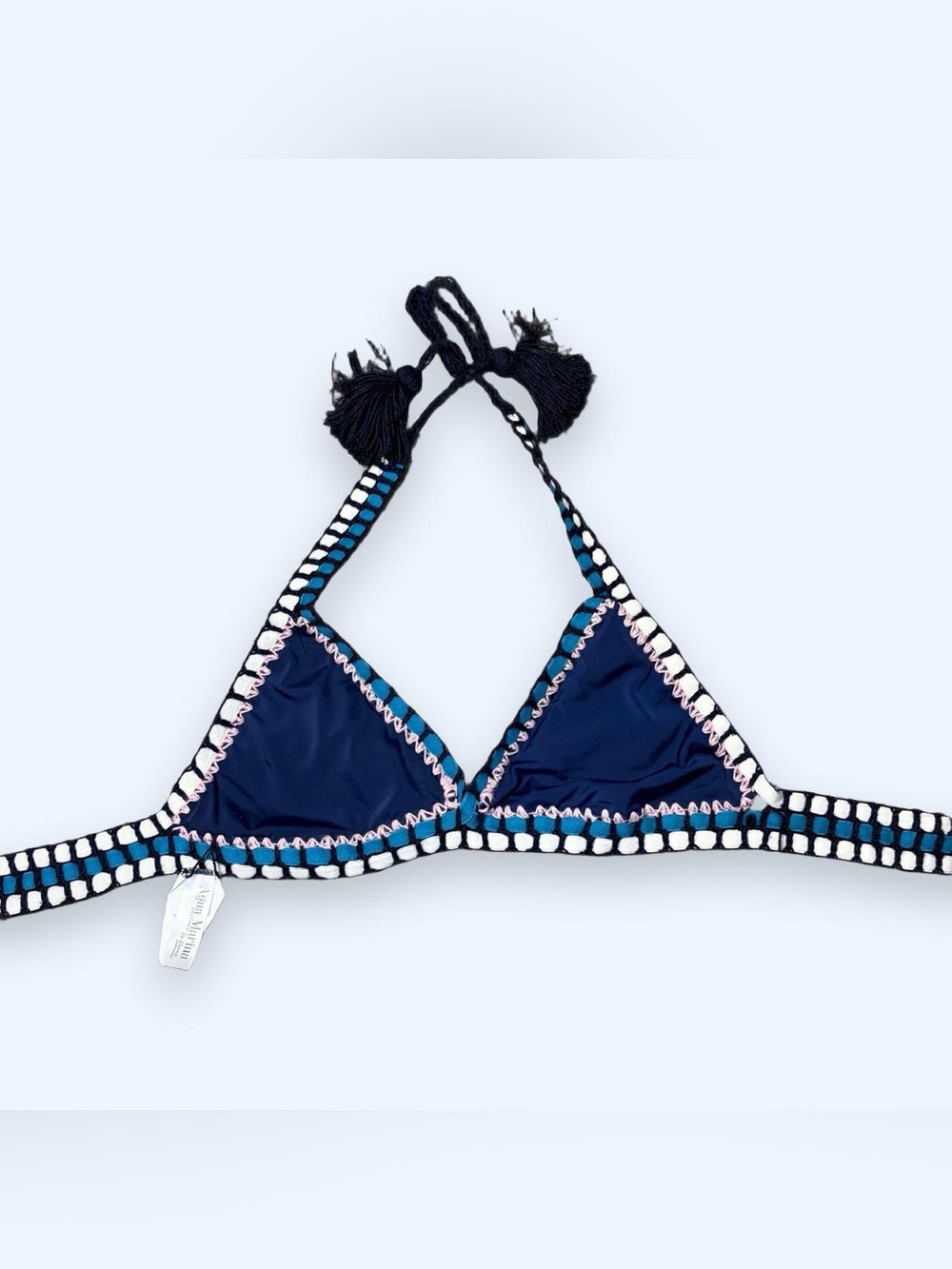 Mermaid Boho Blue Bikini Top by Agua Marina!